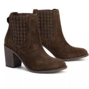 Trask Brown Suede‎ Tina Booties Sz. 6.5